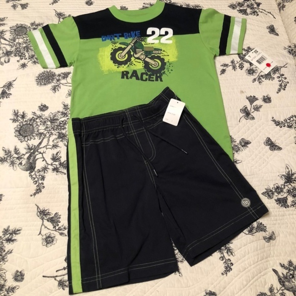 Healthtex shorts & t-shirt set NWT